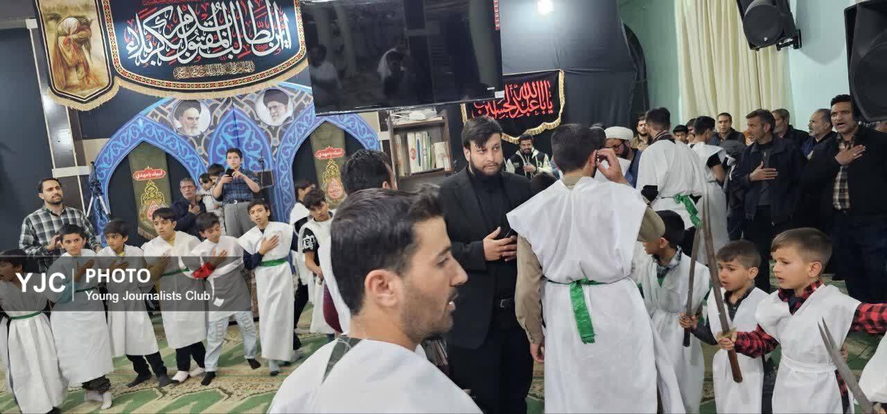 عزاداری هیئت عباسی روستای دشتخاک مستند سازی شد