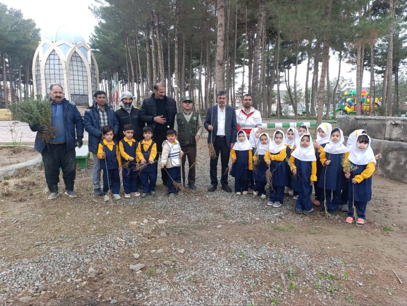 کاشت نهال در هفته درختکاری
