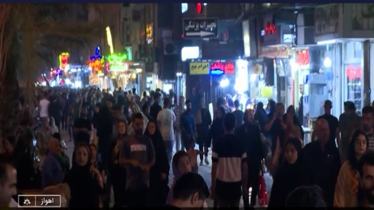 کاروان‌های نوروزی در بازار تهران + فیلم