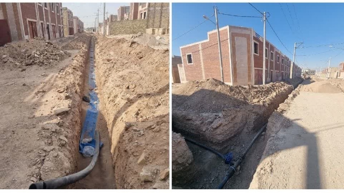باشگاه خبرنگاران -بهره برداری از شبکه آب و فاضلاب شهرک ملاصدرا در یزد