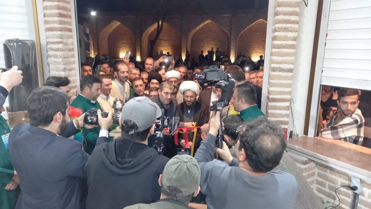 افتتاح چایخانه امام رضا (ع) در خوی افتتاح شد