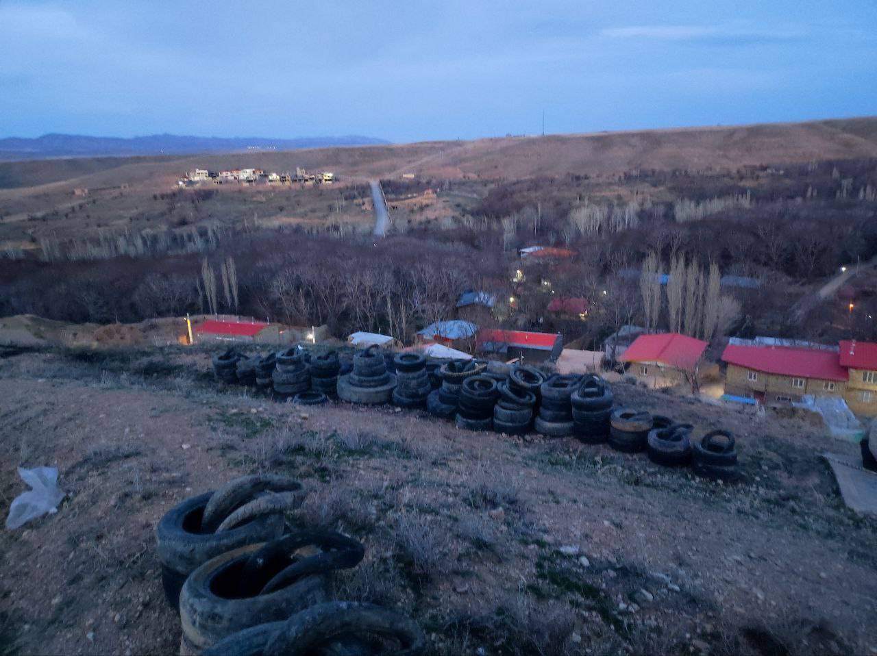مراسم چهارشنبه سوری در روستای گردشگری توآباد