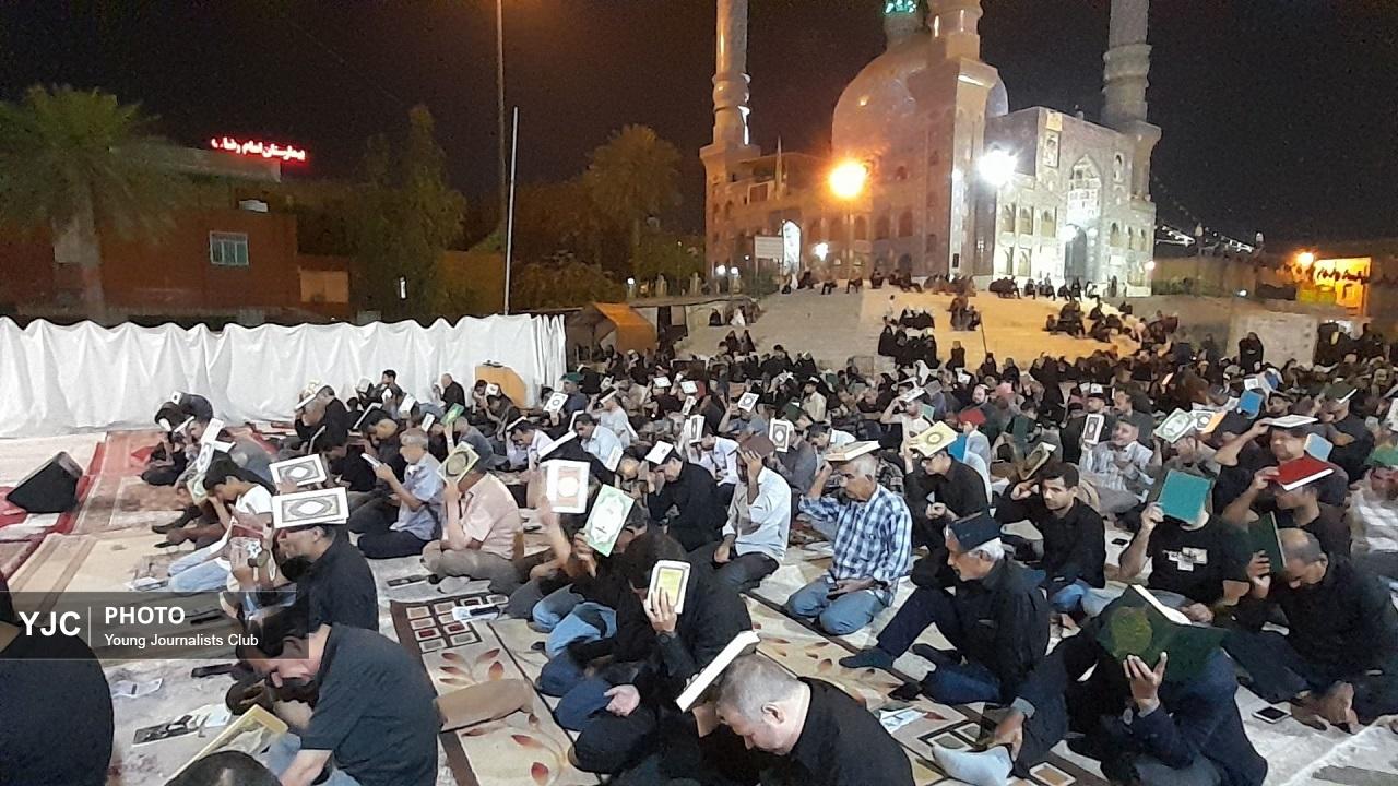 برگزاری نخستین مراسم شب قدر در هرمزگان+عکس وفیلم