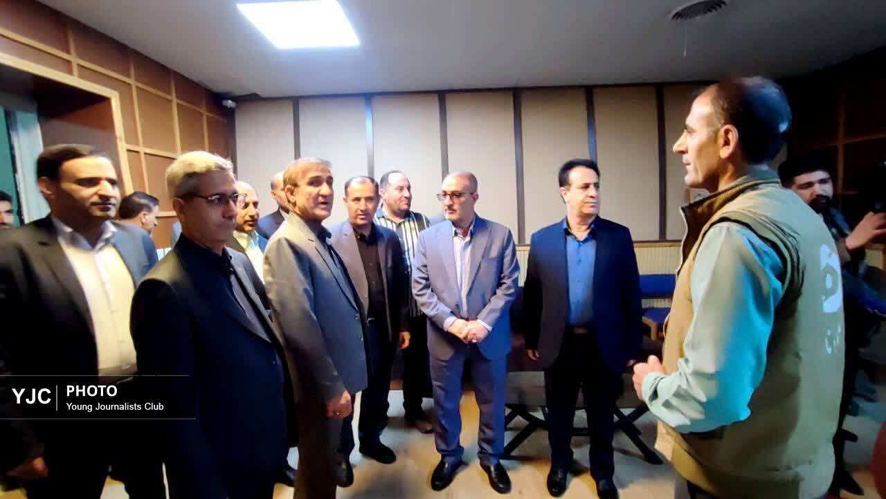 بازدید استاندار کهگیلویه و بویراحمد از شبکه دنا و تجدید میثاق با شهید گمنام+فیلم