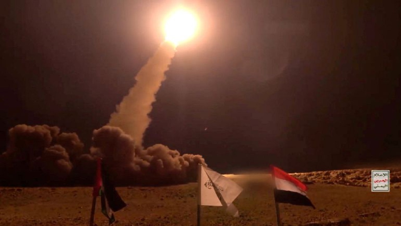 شلیک موشک بالستیک از یمن به اراضی اشغالی
