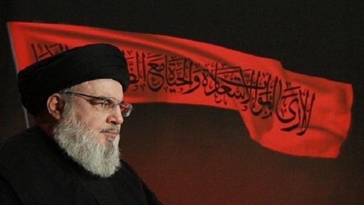 تشییع نمادین پیکر شهید سید حسن نصرالله در بحرین + فیلم