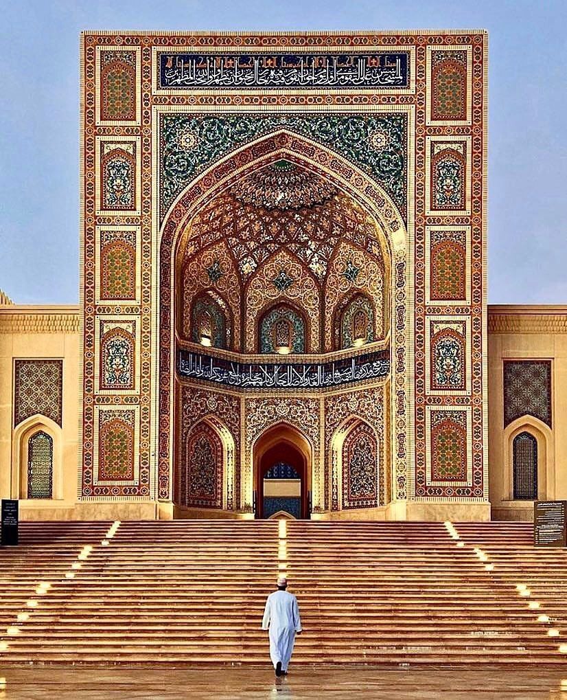 معماری ایرانی مسجد سلطان قابوس در عمان