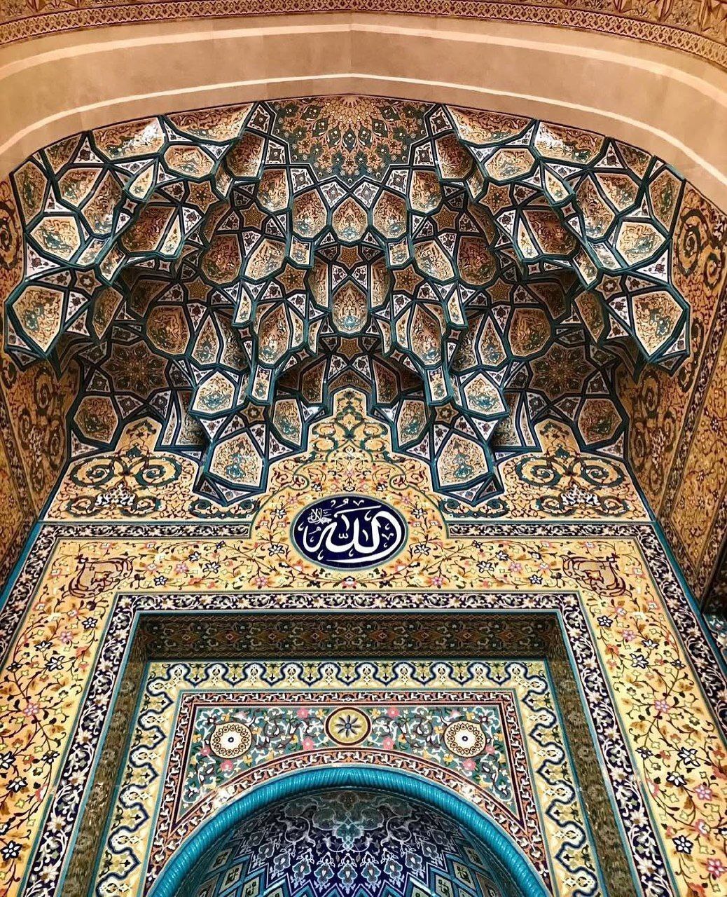 معماری ایرانی مسجد سلطان قابوس در عمان