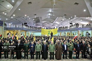 مراسم گرامیداشت شهید سیدحسن نصرالله در همدان و تبریز، همزمان با تشییع شهدا در لبنان