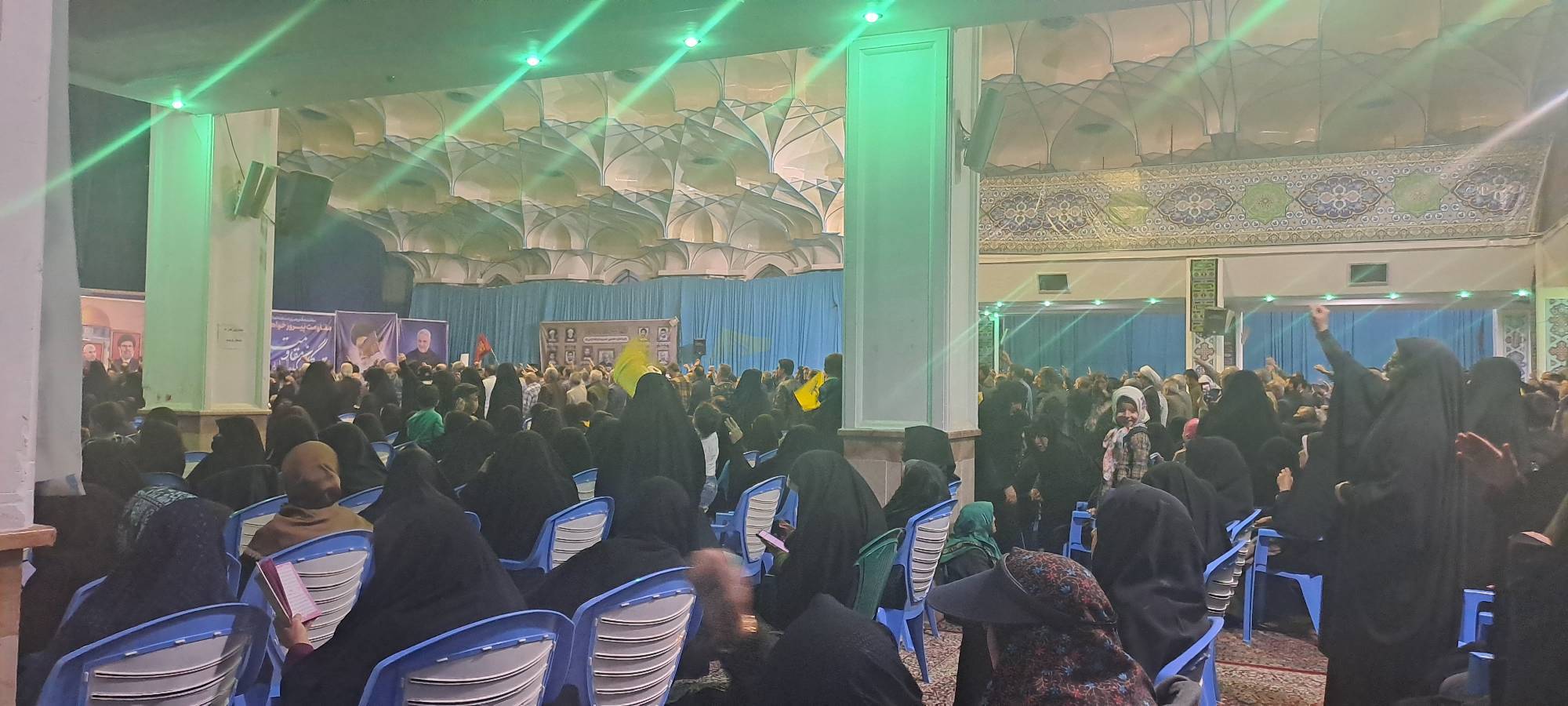آیین بزرگداشت شهید &laquo;سیدحسن نصرالله&raquo; در استان کرمان + فیلم و عکس