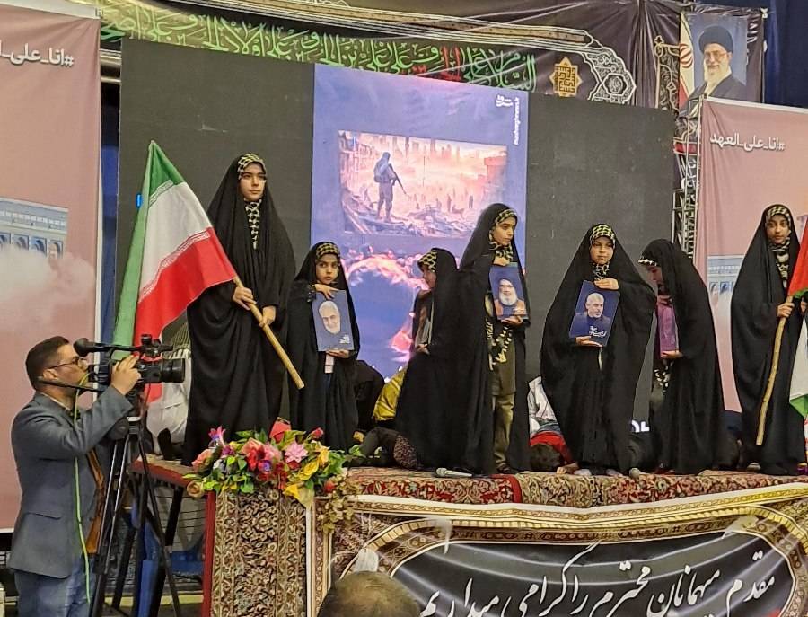 آیین بزرگداشت شهید &laquo;سیدحسن نصرالله&raquo; در استان کرمان + فیلم و عکس