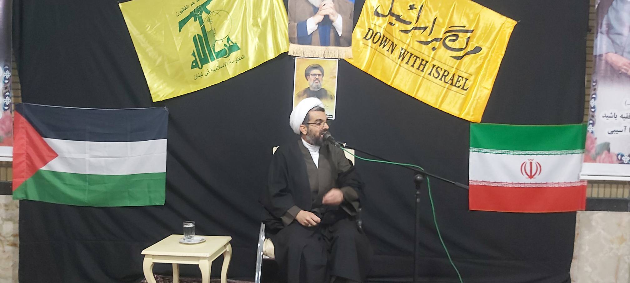 آیین بزرگداشت شهید &laquo;سیدحسن نصرالله&raquo; در استان کرمان + عکس