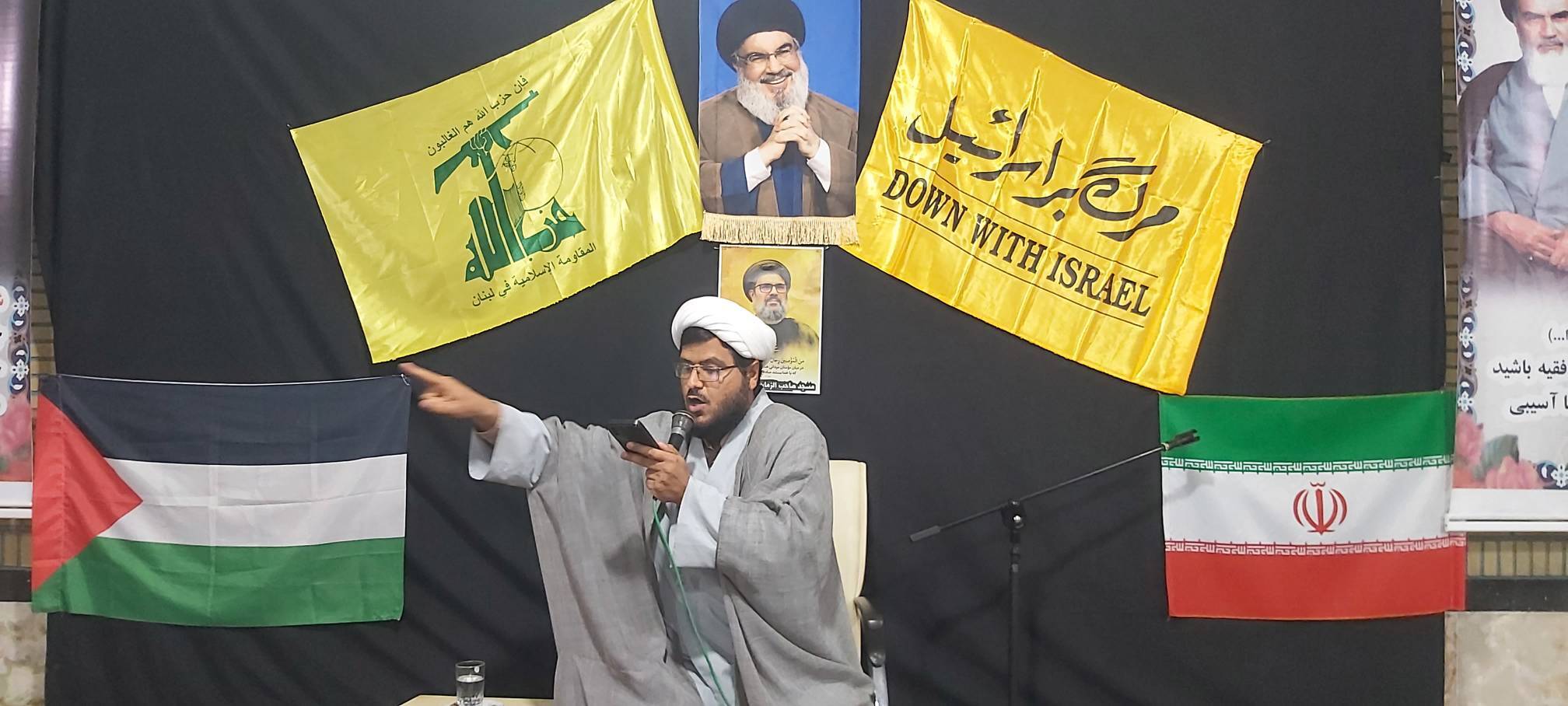 آیین بزرگداشت شهید &laquo;سیدحسن نصرالله&raquo; در استان کرمان + عکس