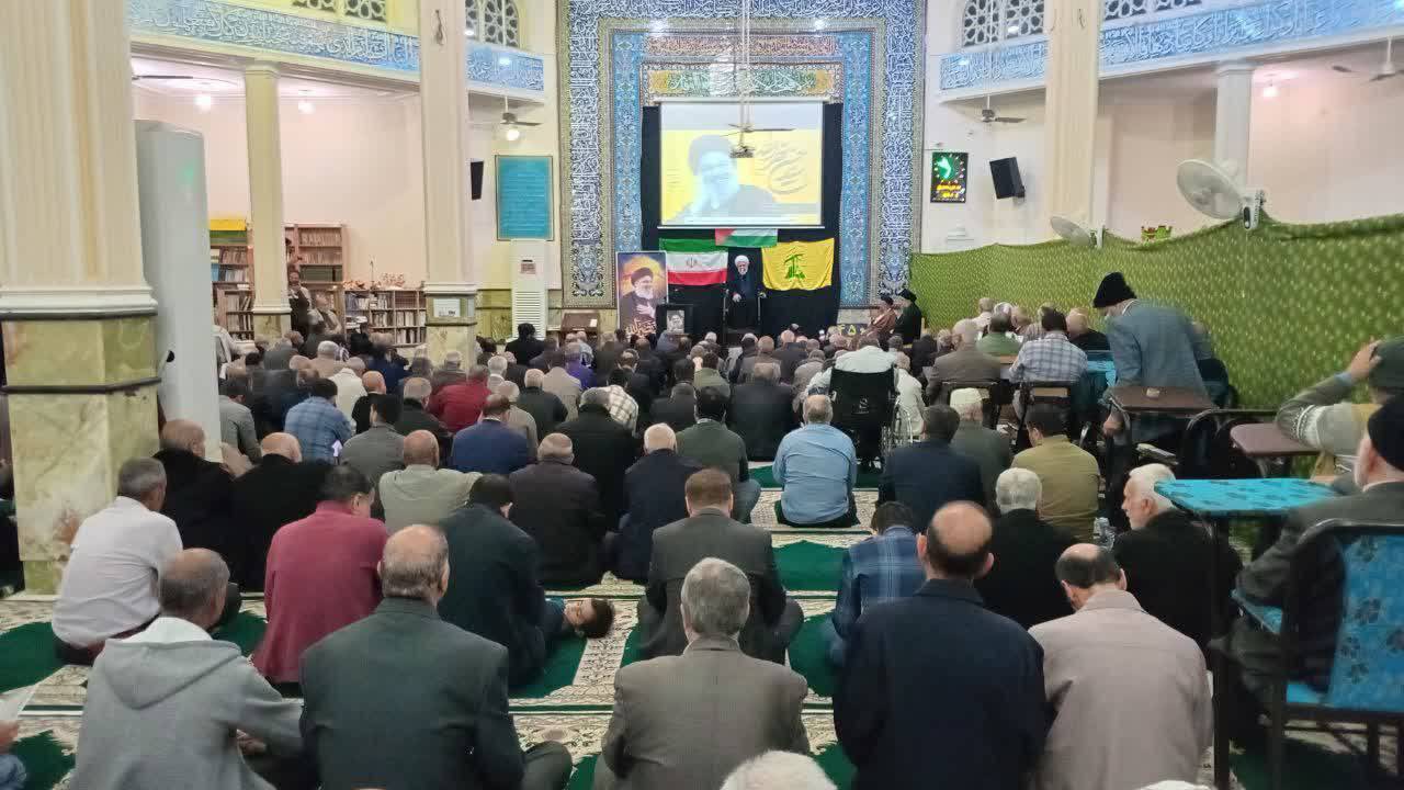 مراسم بزگداشت سید حسن نصرالله در لارستان