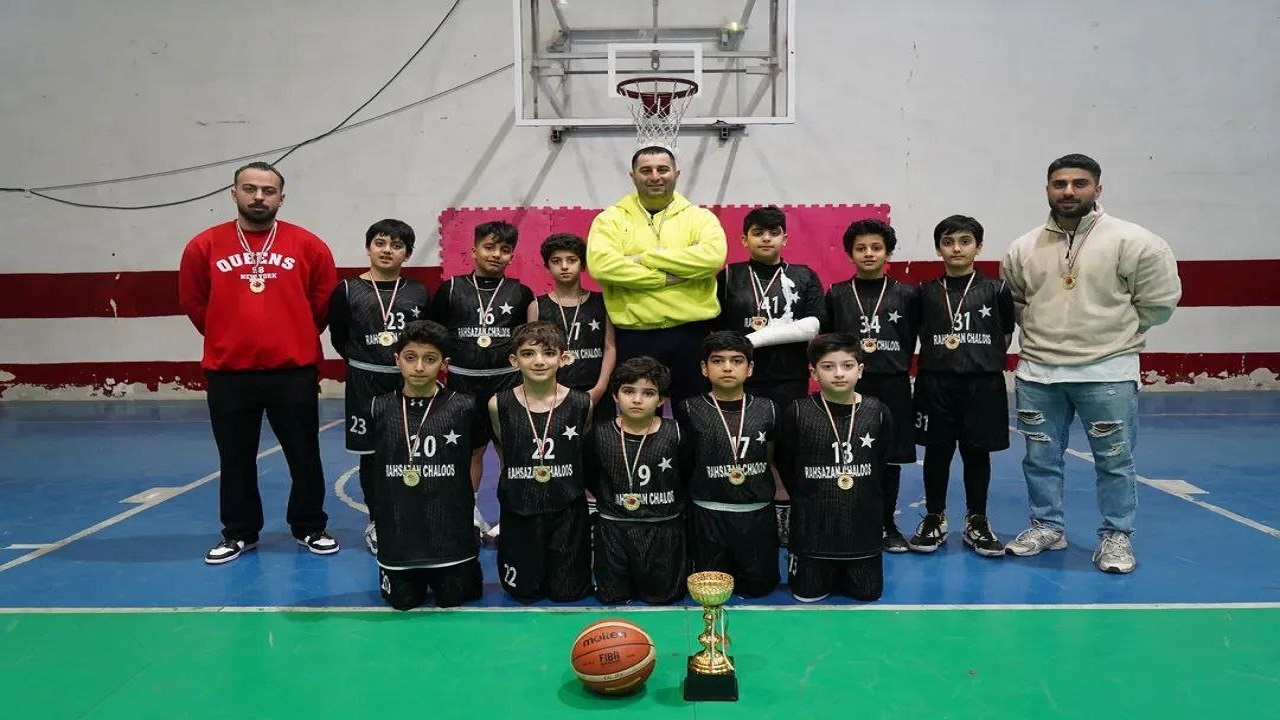 ستارگان چالوس بر سکوی قهرمانی مینی بسکتبال مازندران