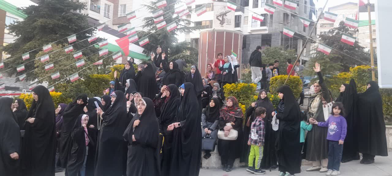 شور و حال نمازگراران در مراسم راهپیمایی