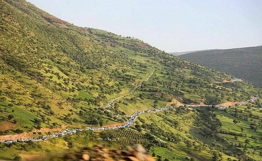 اجرای نوای هزار دف با حضور بیش از ٣٠ هزار گردشگر داخلی و خارجی در پالنگان