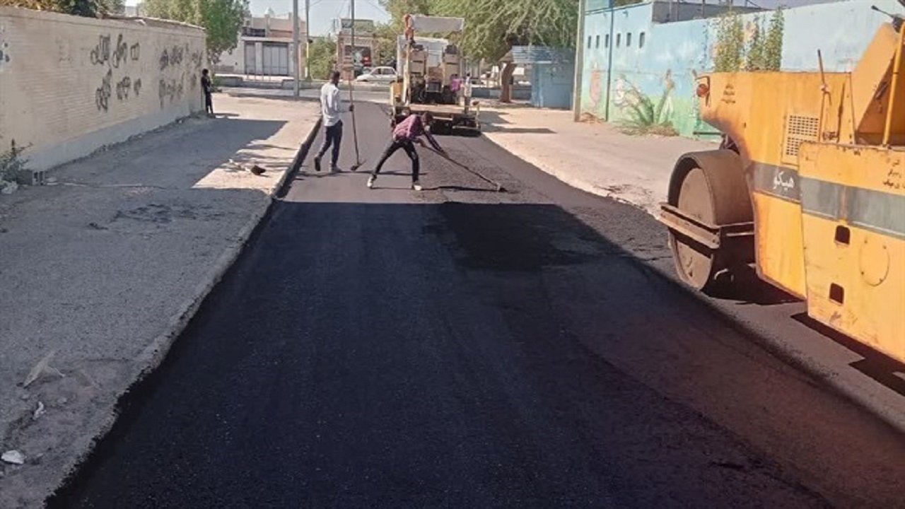 آغاز از سرگیری آسفالت محلات بجنورد