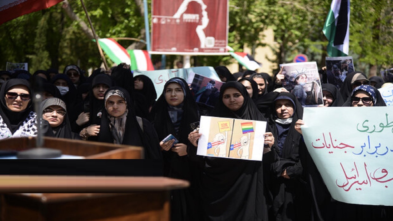 حمایت دانشگاهیان قمی از مظلومان غزه