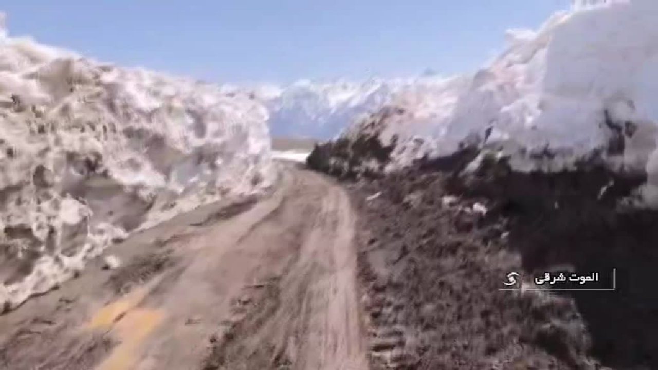 بازگشایی گردنه پیچ‌بن در الموت+ فیلم