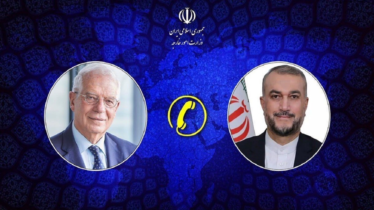 کاهش تنش‌ها در منطقه محور تماس تلفنی بورل و امیرعبداللهیان