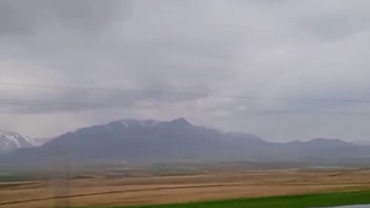 نمایی از هوای بارانی و لطیف بوئین میاندشت + فیلم