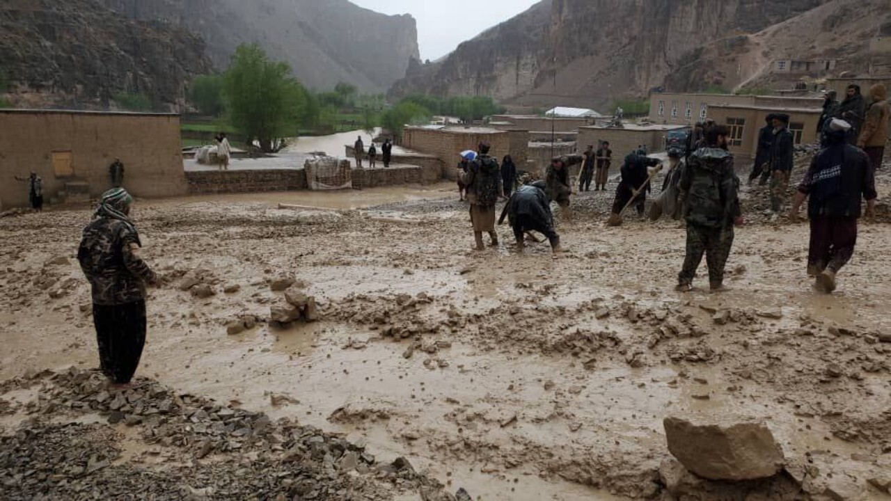 سیلاب در غور خسارات مالی برجای گذاشت