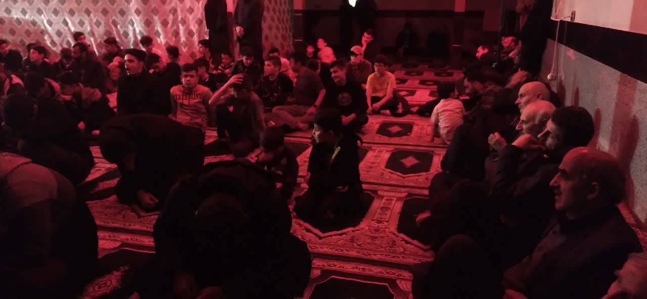 مراسم عزاداری شهادت امام جعفر صادق(ع) در صالح آباد همدان