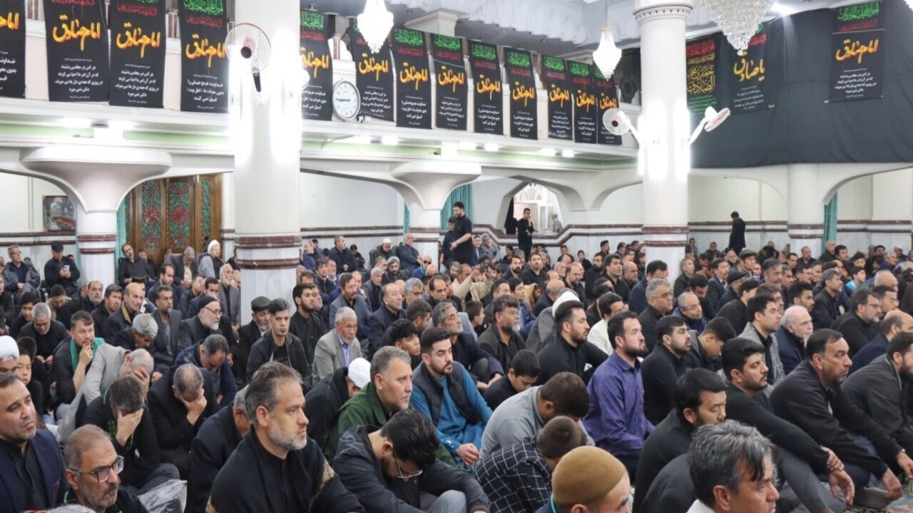 مراسم شهادت امام صادق (ع) در مشهد + فیلم 