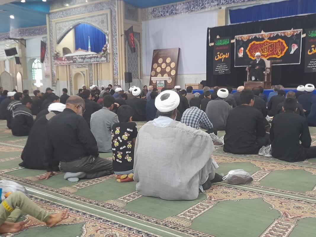 برگزاری مراسم سوگواری امام جعفر صادق(ع) در زابل