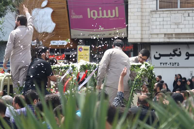 مراسم تشییع شهید