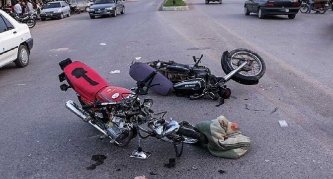 تصادف مرگبار کامیون و موتورسیکلت در محوز دهدشت-بهبهان