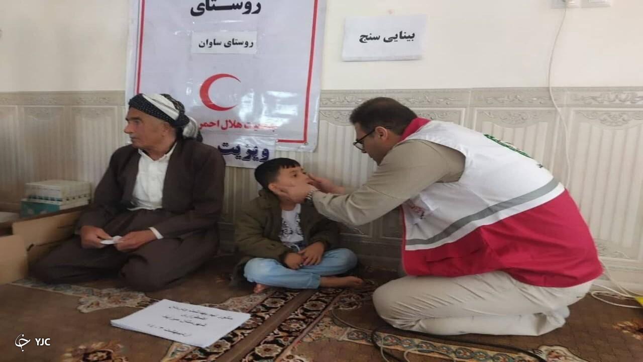 ارائه خدمات درمانی و پزشکی رایگان در شهرستان میرآباد