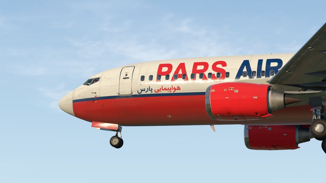 بوئینگ ۷۳۷ پارس ایر به خراسان جنوبی آمد