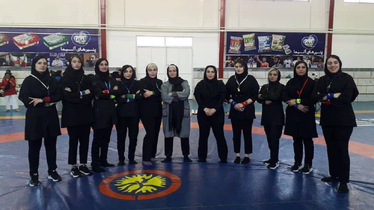 برگزاری پیکار‌های کشتی آلیش قهرمانی دختران خردسال و نونهال مازندران