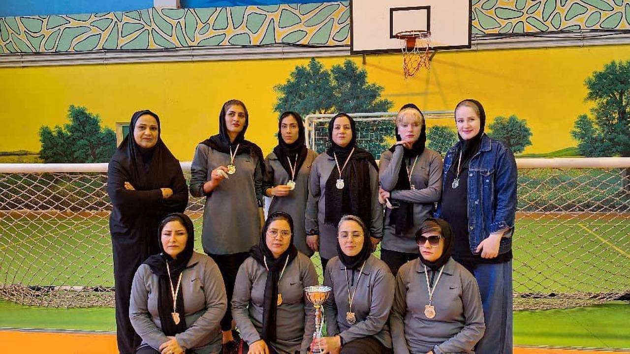 نائب قهرمانی تیم گلبال استان کرمان در رقابت‌های لیگ بانوان کشور
