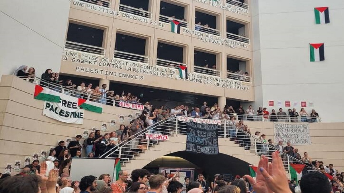 پذیرایی از حامیان فلسطین در غرب + فیلم