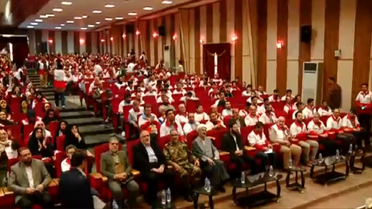 جشن خانواده هلال احمری‌ها در استان قزوین+ فیلم