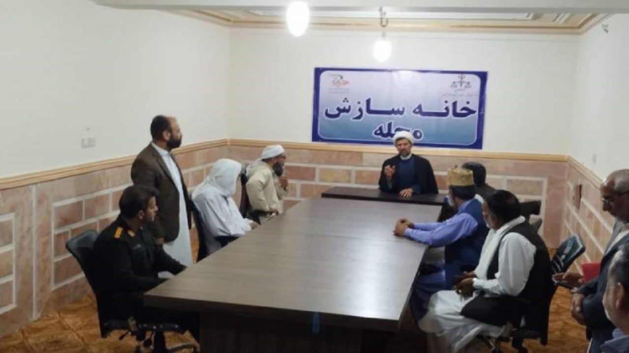 خانه‌سازش محله کارخانه نمک زاهدان افتتاح شد