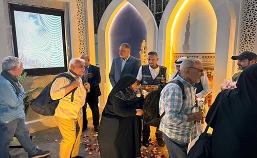 استقبال از نخستین گروه حجاج ایرانی در فرودگاه مدینه