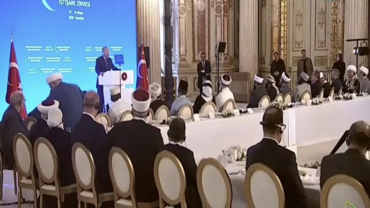 دیدار وزیر حج و اوقاف طالبان با رجب طیب اردوغان