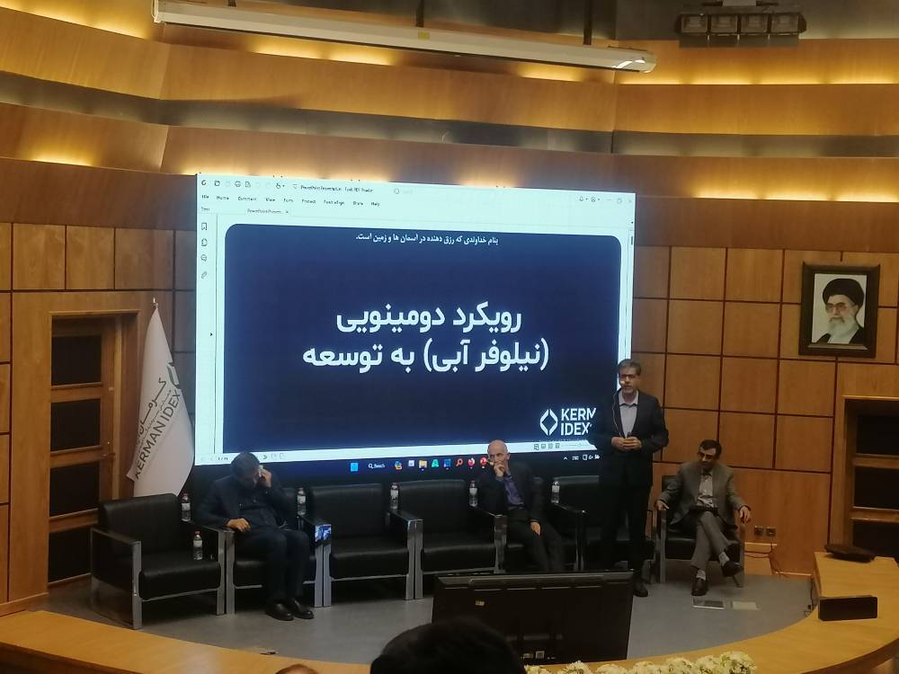 از ضرورت کنش گری نهادی تا نظریه استراتژیک نیلوفرآبی روی میزتخصصی همایش کرمان آیدکس