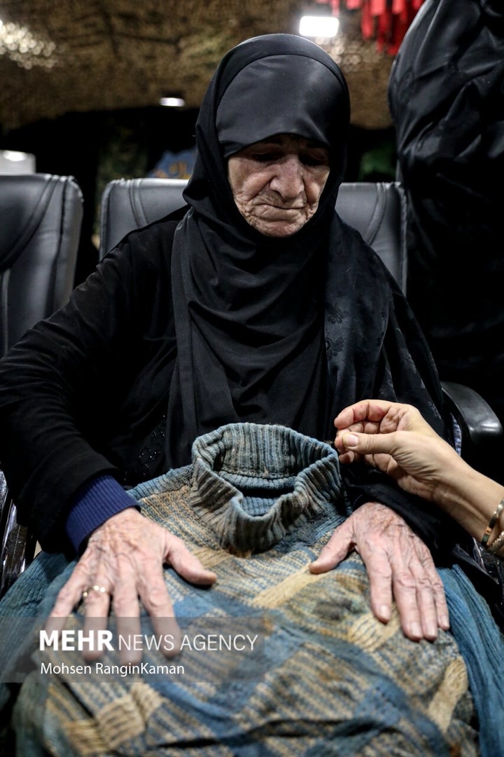 مادر طلبه شهید سید کمال خالقی مادر طلبه شهید سید کمال خالقی