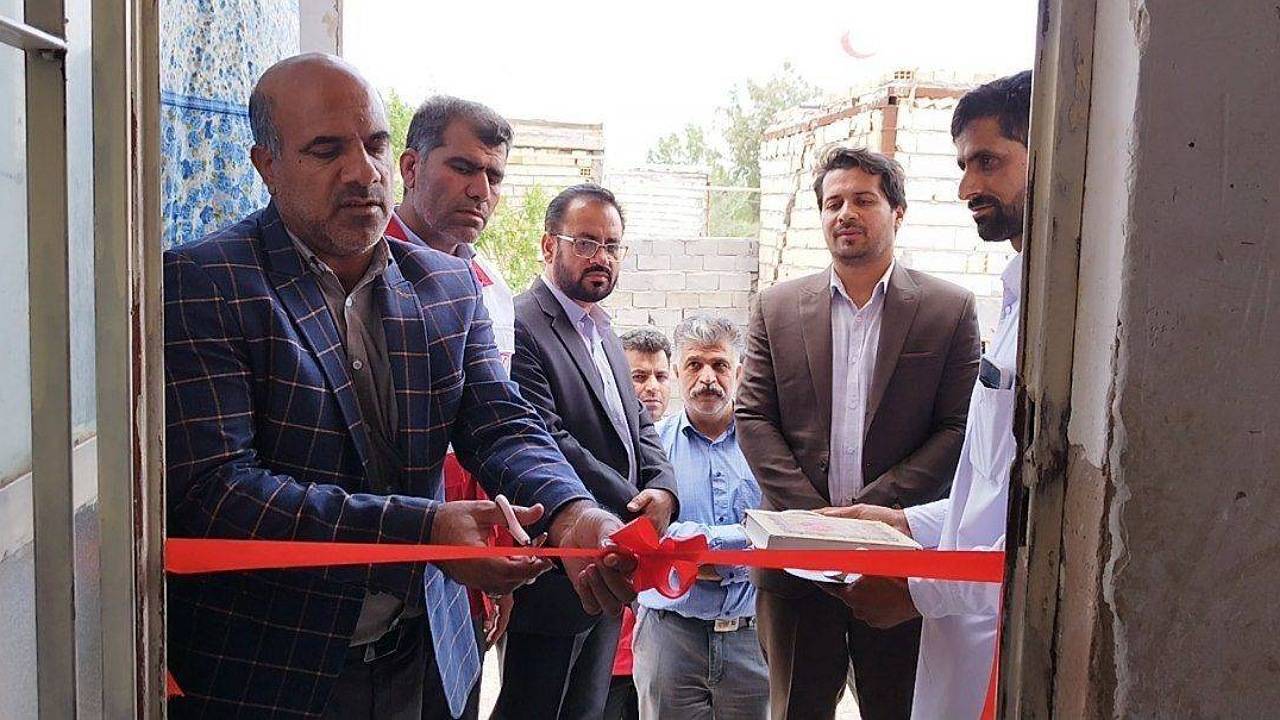 افتتاح خانه هلال احمرِ روستایِ نظرآبادِ فهرج