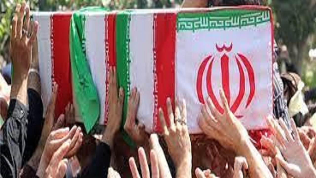 تشییع مادر شهید زمانی در شهرستان بستان آباد