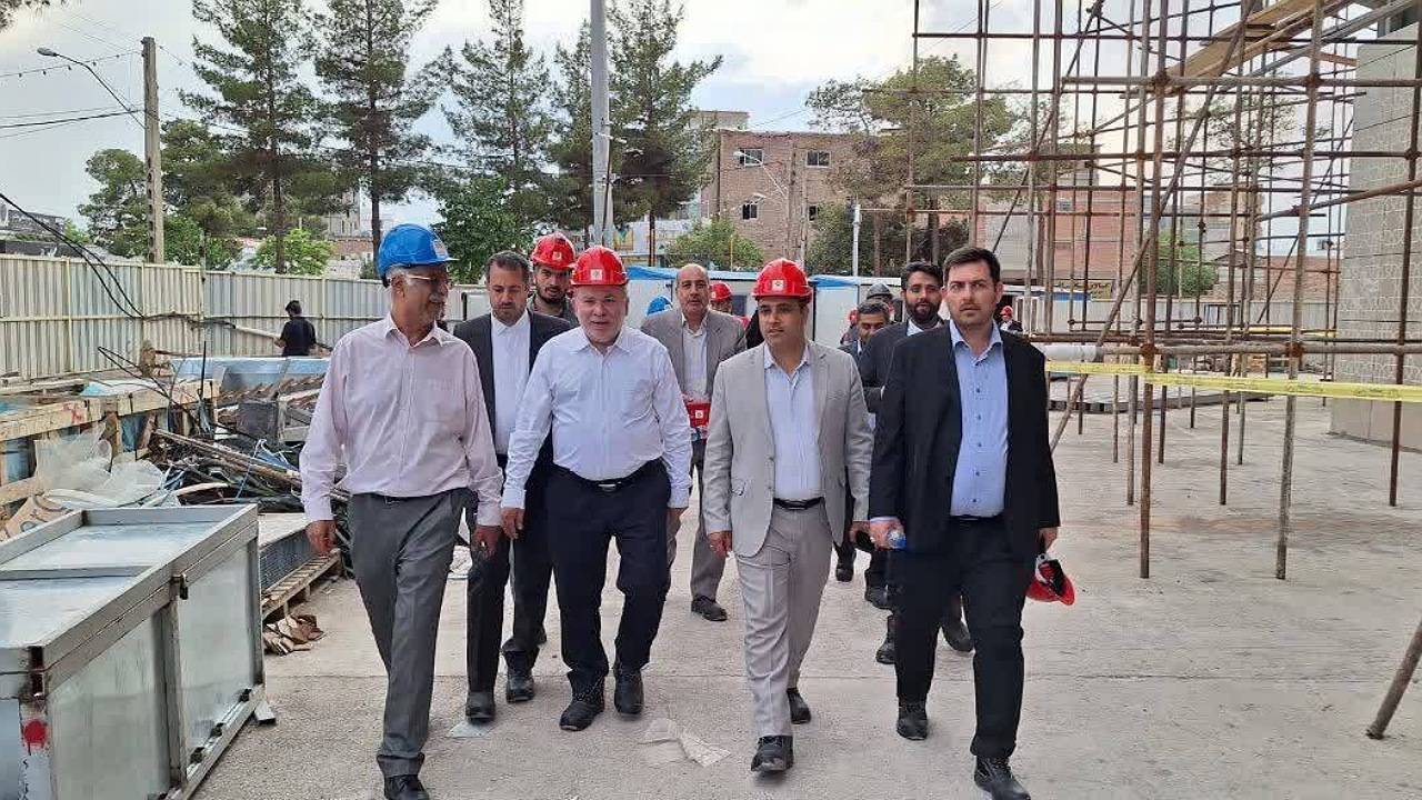 بازدید معاون وزیر اقتصاد از بزرگترین پروژه سرمایه‌گذاری خارجی در کرمان