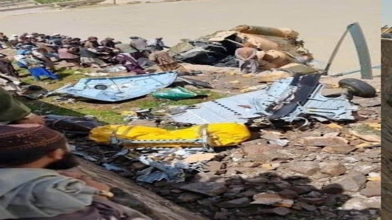 سقوط یک فروند چرخبال نظامی در غور