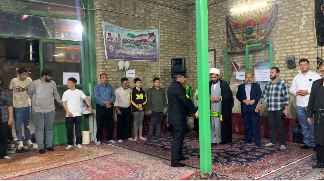 مراسم پرچم گردانی حرم امام رضا