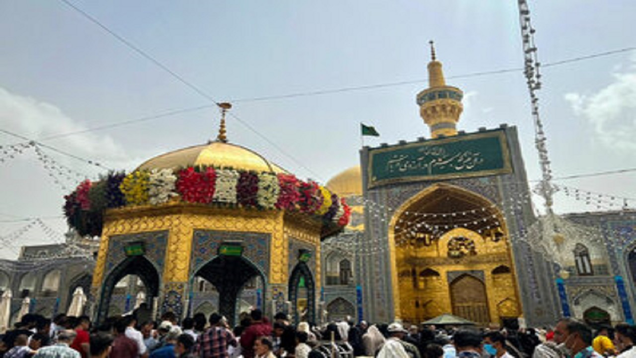 هایپرلپسی از حرم مطهر رضوی در آستانه میلاد باسعادت امام رضا (ع)
