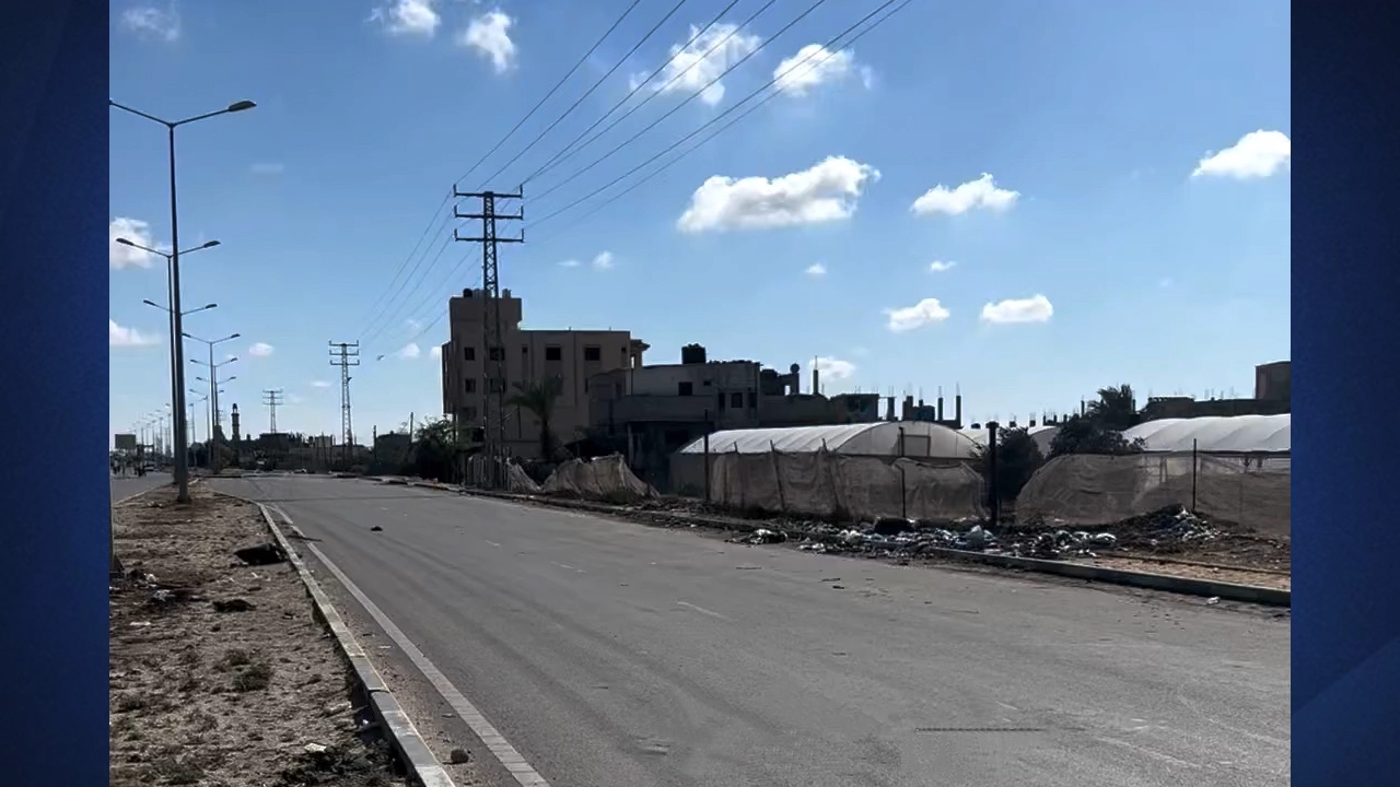 لحظه بمباران یک خانه در رفح + فیلم